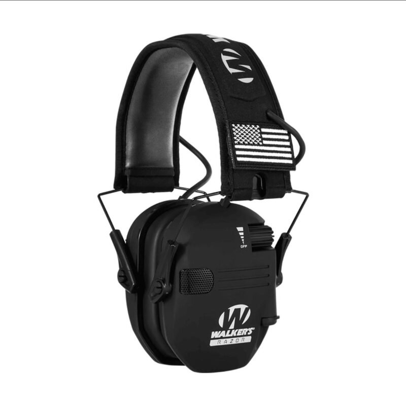 Walker's Razor Slim Electronic Earmuff - Black