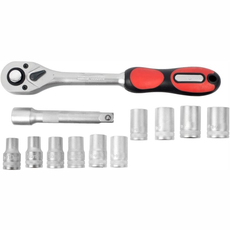Tork Craft SOCKET & RATCHET SET 12PC 1/2" DRIVE 12 CRV12 POINT